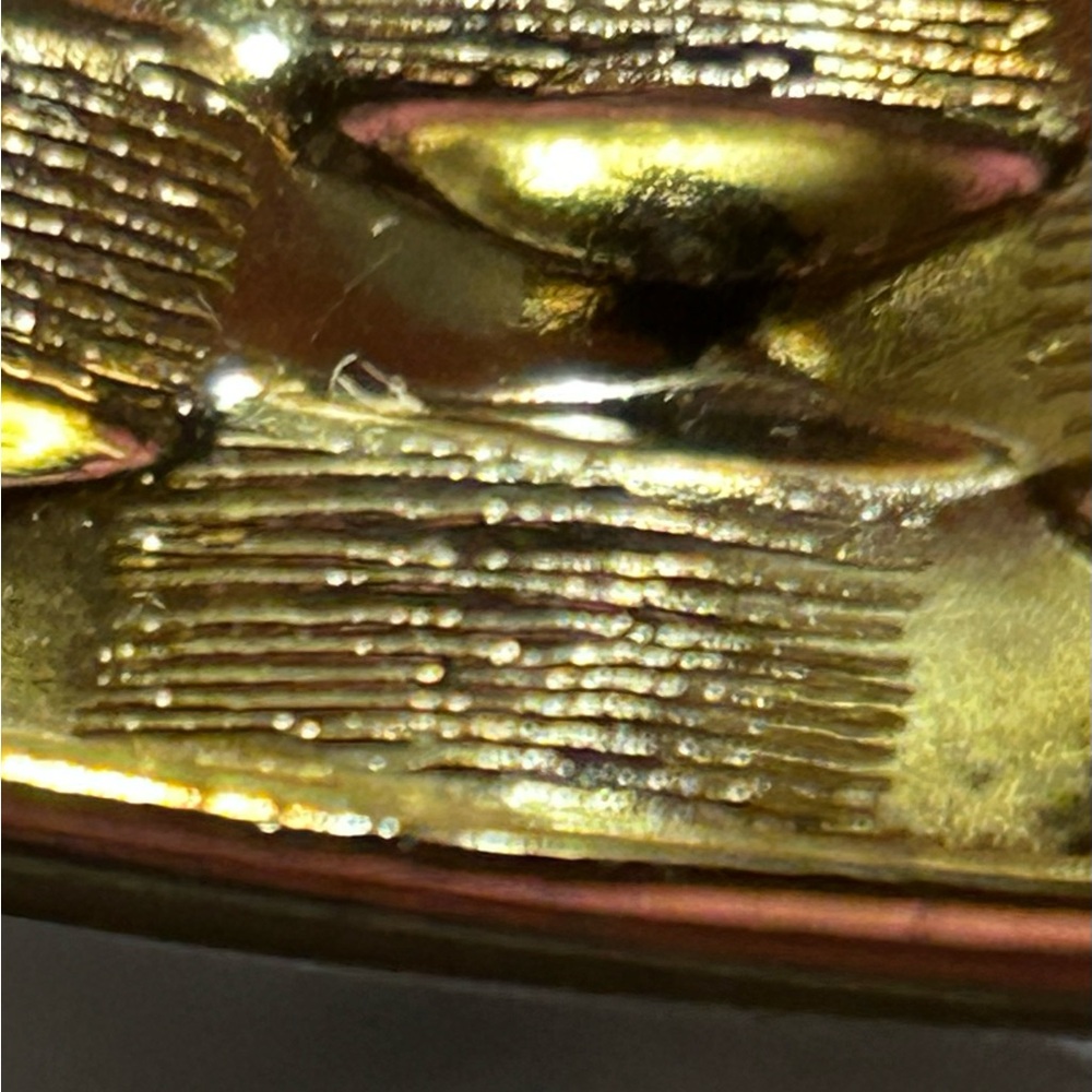 VINTAGE ESTATE CHUNKY HEAVY BASKET WEAVE CLAMPER 6 3/4" BRACELET! - Picture 12 of 12